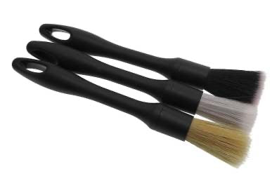 3 piece interior/exterior detailing brush set