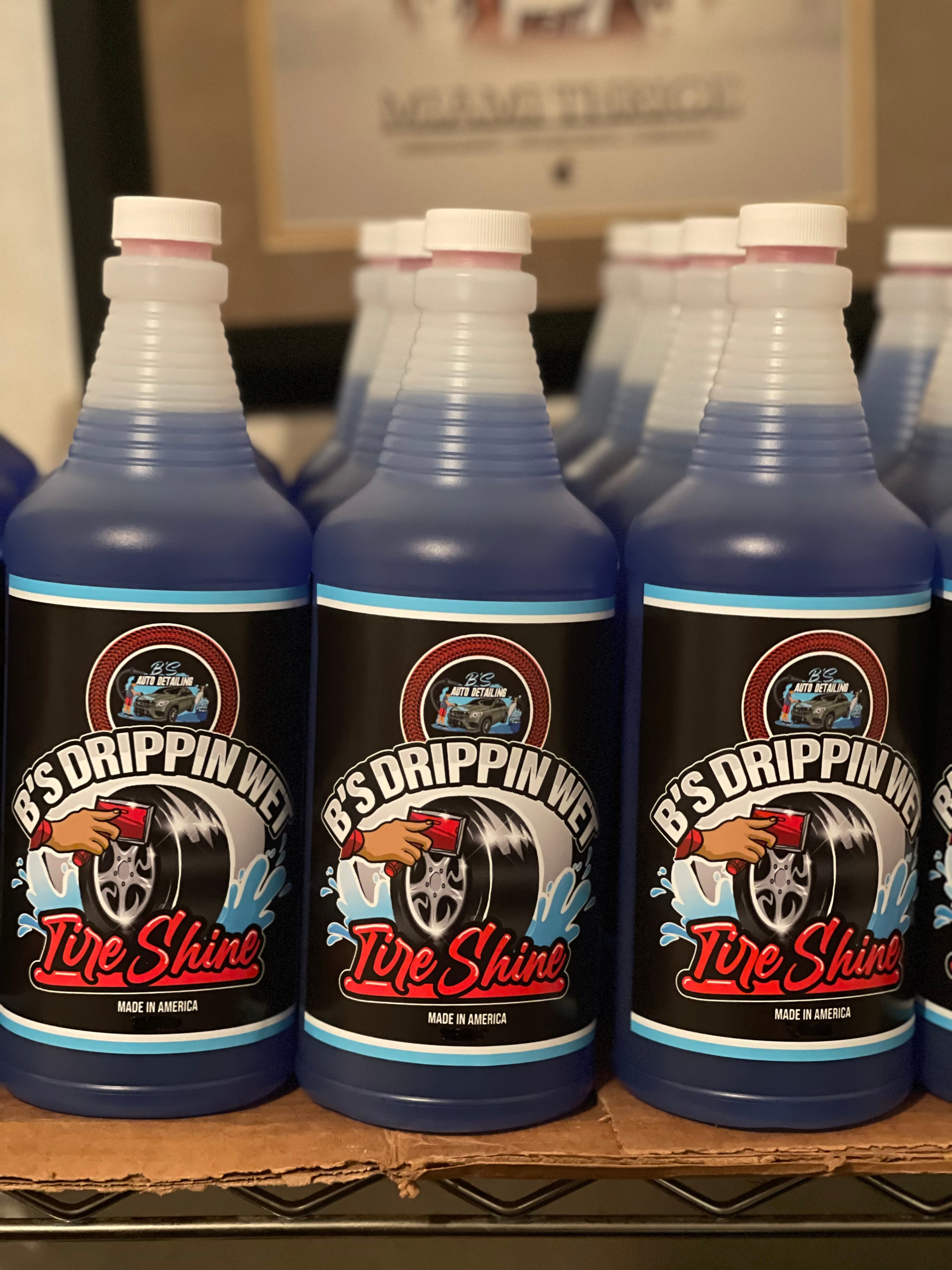 Drippin Shine Tire dressing BOGO- Buy 1 gallon & get a Free 16oz bottle