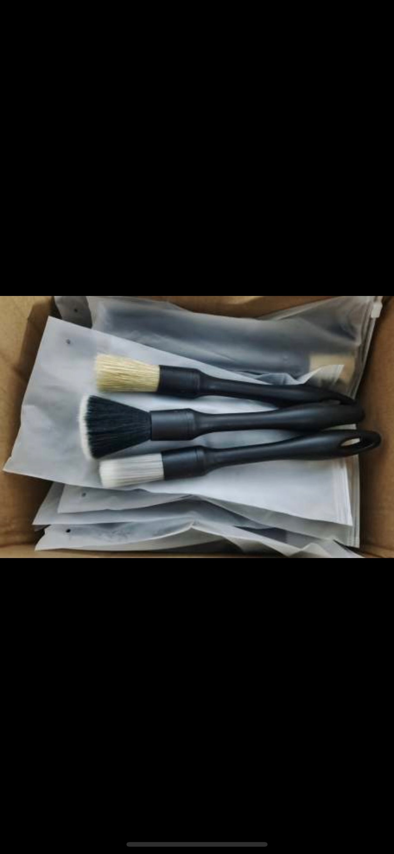 3 piece interior/exterior detailing brush set