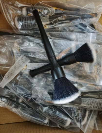 Ultra soft 2 piece interior/exterior detailing brush set